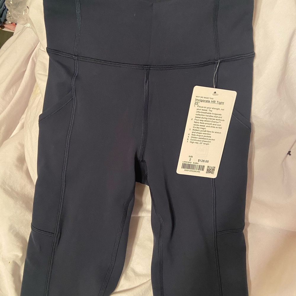 Lululemon invigorate leggings submarine